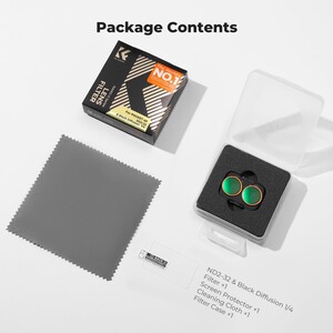 K&F Concept DJI Osmo Pocket 4P İçin Mist VND Filtre (ND2-32 & Black Mist 1/4) - Thumbnail