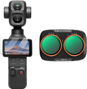K&F Concept - K&F Concept DJI Osmo Pocket 4P İçin Mist VND Filtre (ND2-32 & Black Mist 1/4)