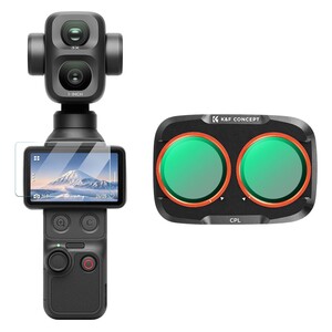 K&F Concept - K&F Concept DJI Osmo Pocket 4P İçin Polarize (CPL) Filtre (Metal)