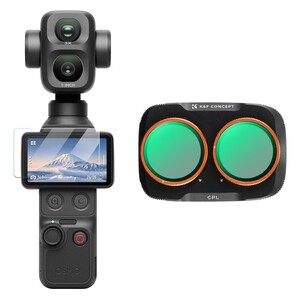 K&F Concept - K&F Concept DJI Osmo Pocket 4P İçin Polarize (CPL) Filtre (Plastik)