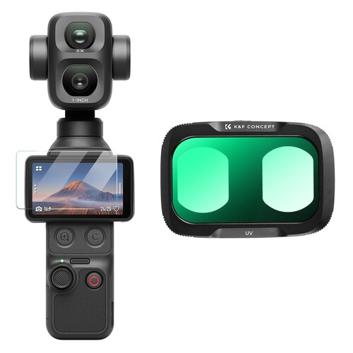 K&F Concept DJI Osmo Pocket 4P İçin UV Filtre (Plastik)