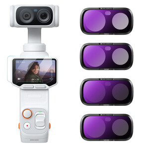 K&F Concept - K&F Concept Insta360 Luna Ultra İçin 4 Parça ND Filtre Seti (ND4, ND8, ND16, ND32)