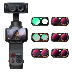 K&F Concept - K&F Concept Insta360 Luna Ultra İçin 6 Parça Filtre Seti (UV + CPL + ND16/PL + ND32/PL + ND64/PL + ND256/PL)