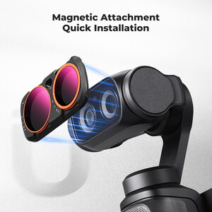 K&F Concept - K&F Concept Insta360 Luna Ultra İçin Değişken ND Filtre (ND32-512) (1)