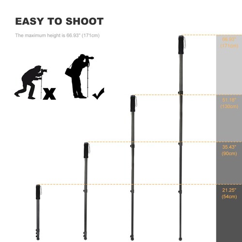 K&F Concept KF09.011 Monopod (MP2624)
