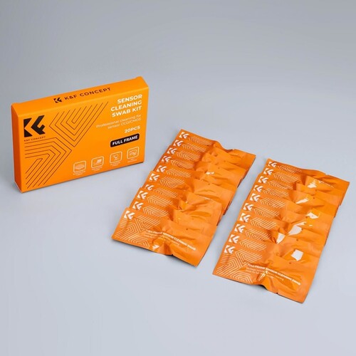 K&F Concept KF1697 16mm APS-C Formatlı Temizleme Çubuğu Seti (10 ADET