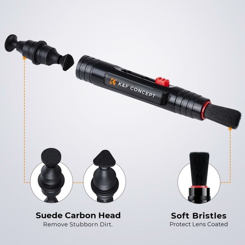 K&F Concept KF1917 3'ü 1 Arada DSLR Fotoğraf Makinesi Temizleme Seti