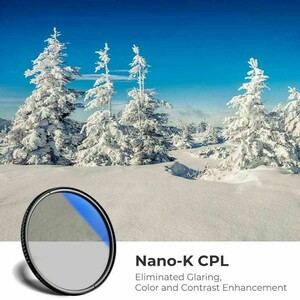 K&F Concept NANO-K SERIES 49mm HMC-CPL Filtre Ultra İnce Çok Kaplamalı - Thumbnail