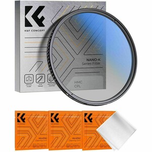 K&F - K&F Concept NANO-K SERIES 55mm HMC-CPL Filtre Ultra İnce Çok Kaplamalı