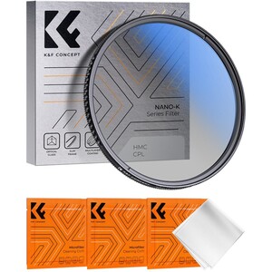 K&F - K&F Concept NANO-K SERIES 82mm HMC-CPL Filtre Ultra İnce Çok Kaplamalı