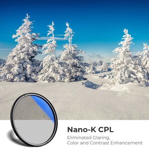 K&F Concept NANO-K SERIES 82mm HMC-CPL Filtre Ultra İnce Çok Kaplamalı - Thumbnail