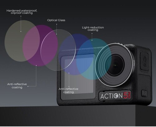 K&F concept NANO-X ND8 (3 stop) DJI Osmo Action 4 ve Osmo Action 5 Pro Lens Filtresi