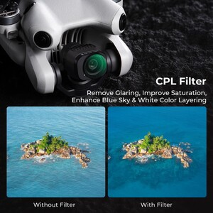 K&F DJI Mini 4 Pro Filtre Kiti 6'lı Paket (CPL + ND8 + ND16 + ND32 + ND64 + ND128) - Thumbnail