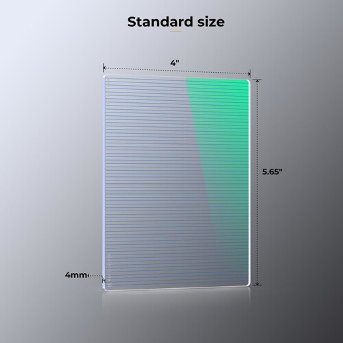 K&F NANO-X Mavi Çizgi 4x5.65 Filtre Tilta ve SmallRig ve Diğer Matbox ile Uyumlu 4mm HD Optik Cam