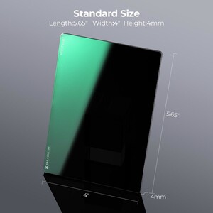 K&F - K&F NANO-X ND16 (4 Stop) 4x5.65 Filtre Tilta SmallRig ve Diğer Matbox ile Uyumlu HD Optik Cam (1)