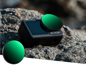 K&F - K&F ND32-512 DJI Osmo Action 5 Pro/Osmo Action 4/Osmo Action 3 ile Uyumlu Değişken Filtre (1)