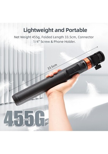 Kingjoy M080 Selfi Monopod Kablosuz Uzaktan Kumanda ile