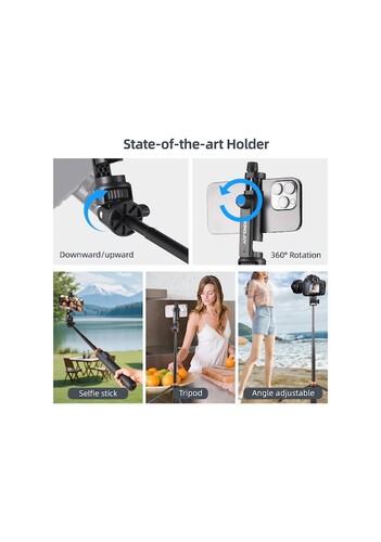 Kingjoy M080 Selfi Monopod Kablosuz Uzaktan Kumanda ile