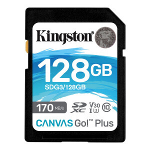 Kingston - Kingston 128GB 170MB/s V30 SD Hafıza Kartı Kingston - Kingston 128GB 170MB/s V30 SD Hafıza Kartı