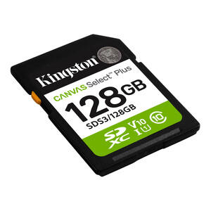 Kingston - Kingston 128GB SDXC Canvas Select Plus Gen3 150MB/s C10 UHS-I U1 V10 (1)