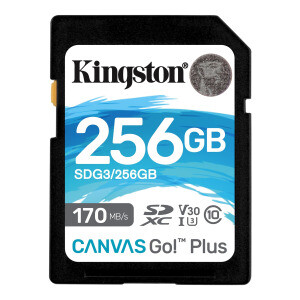 Kingston - Kingston 256GB 170MB/s V30 SD Hafıza Kartı Kingston - Kingston 256GB 170MB/s V30 SD Hafıza Kartı