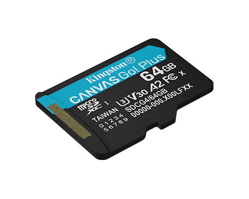 Kingston - Kingston 512GB microSDXC Canvas Go! Plus Gen4 200MB/s A2 U3 V30 + Adaptör (1)