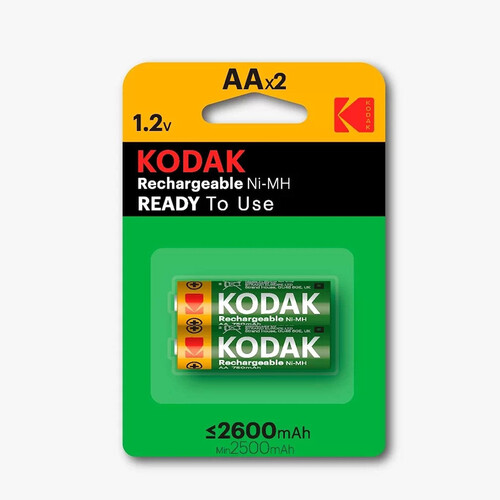Kodak 2 Adet 2600 Mah Şarjlı Kalem Pil-AA