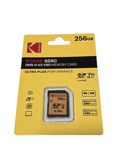 Kodak - Kodak 256GB UHS-II U3 V90 SD Hafıza Kartı (280MB/s - 240MB/s)