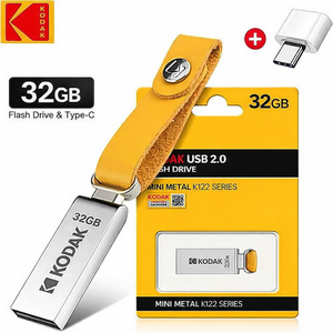 Kodak - Kodak 32GB 2.0 Metal USB Bellek (K122)