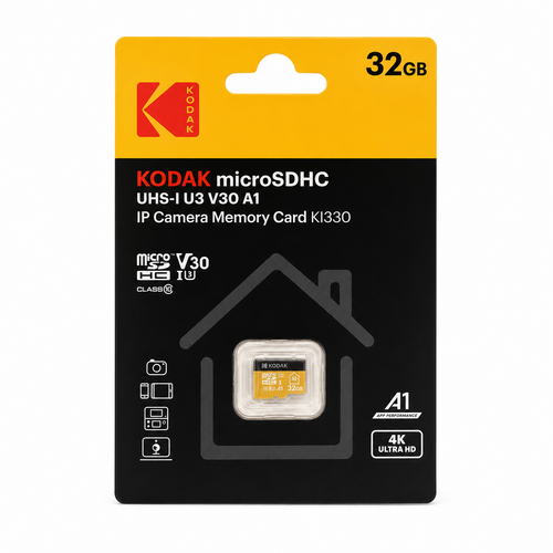 Kodak 32GB microSD UHS-I U3/V30/A1 Hafıza Kartı (KI330)