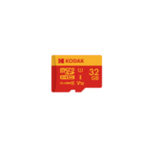 Kodak 32GB microSD Ultra UHS-I U3/V30/A1 + SD Adaptör (Kırmızı)