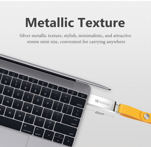 Kodak 64GB 2.0 Metal USB Bellek (K122)
