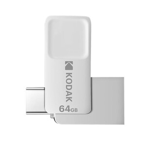 Kodak - Kodak 64GB Dual 3.1 Type-C Metal USB Bellek (K223C)