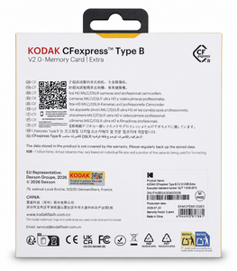 Kodak - Kodak Extra 512GB CF Express Type B 2.0 Hafıza Kartı (1700MB/s Okuma) (1)