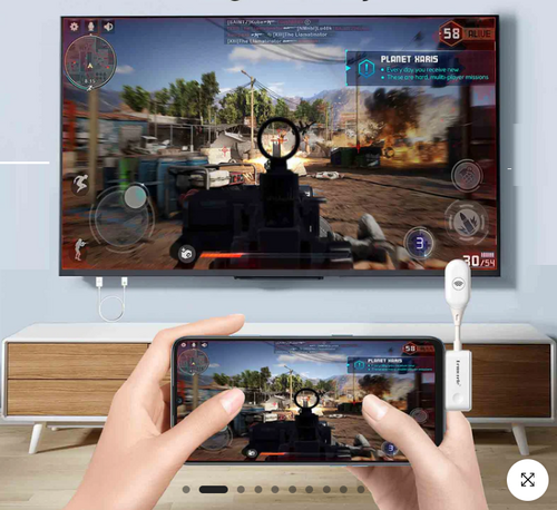 LEMORELE P10 1TX & 1RX Kablosuz HDMI/USB C Görüntü Aktarım Cıhazı