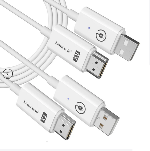 LEMORELE P100 1TX & 1RX Kablosuz HDMI/USB C Görüntü Aktarım Cıhazı
