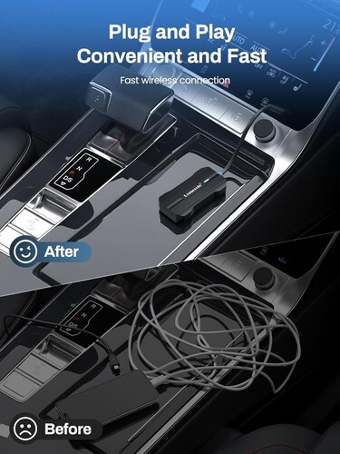 LEMORELE P80 Kablosuz CarPlay 5,8 GHz Android Auto Kablosuz Adaptör