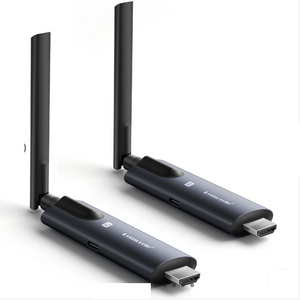 LEMORELE - LEMORELE R1000 1TX & 1RX Kablosuz HDMI Görüntü Aktarım Cıhazı
