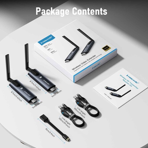 LEMORELE R1030 HDMI Kiti 1TX & 1RX Ultra Uzun İletim Kablosuz