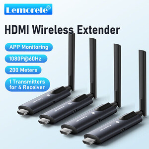 LEMORELE R1030 HDMI Kiti 1TX–3RX Ultra Uzun İletim Kablosuz - Thumbnail