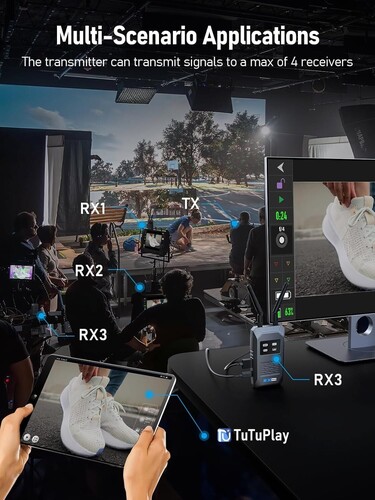 LEMORELE R1100 Ultra Kablosuz HDMI Görüntü Aktarıcı