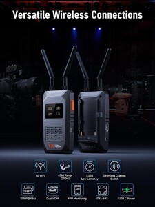 LEMORELE R1100 Ultra Kablosuz Video Görüntü Aktarıcı - Thumbnail