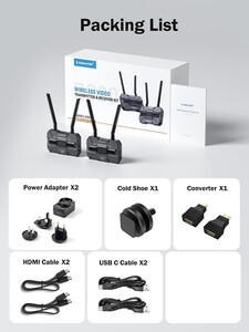 LEMORELE R200 1080 HDMI Kablosuz Görüntü Aktarım Cıhaz - Thumbnail