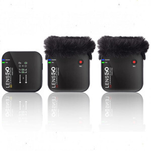 Lensgo - Lensgo 348C 1V2 Kablosuz İkili Mikrofon