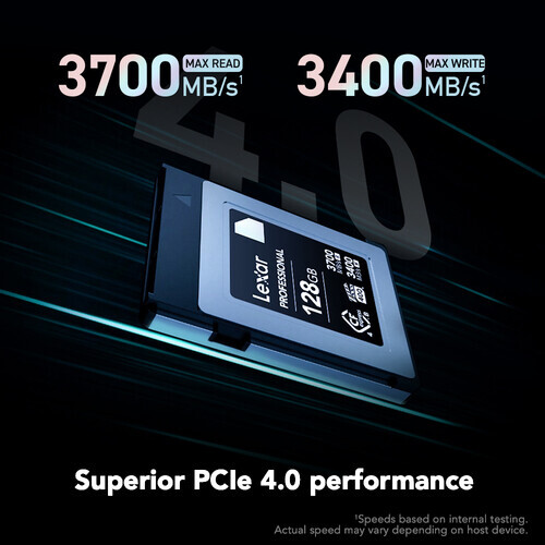 Lexar 128GB Professional CFexpress 4.0 Type B Hafıza Kart (Diamond Serisi)