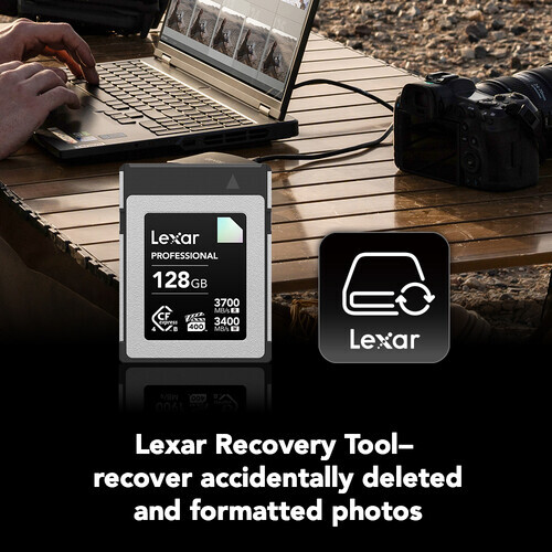 Lexar 128GB Professional CFexpress 4.0 Type B Hafıza Kart (Diamond Serisi)