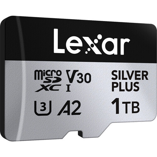 Lexar 1TB 205 MB/s Silver Plus microSD UHS-I V30 Hafıza Kartı