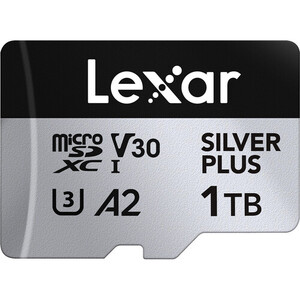 Lexar 1TB 205 MB/s Silver Plus microSD UHS-I V30 Hafıza Kartı - Thumbnail
