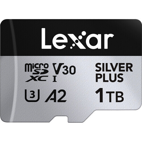 Lexar 1TB 205 MB/s Silver Plus microSD UHS-I V30 Hafıza Kartı