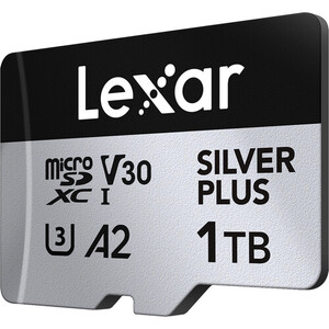 Lexar 1TB 205 MB/s Silver Plus microSD UHS-I V30 Hafıza Kartı - Thumbnail